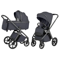 Универсальная коляска 2 в 1 Carrello Vector CRL-6553 Plum Grey серая алюминиевая рама купить