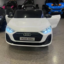 Детский электромобиль M 6506EBLR-1 белый Audi с двумя моторами по 35W фото 14