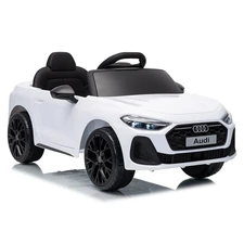 Детский электромобиль M 6506EBLR-1 белый Audi с двумя моторами по 35W фото 37