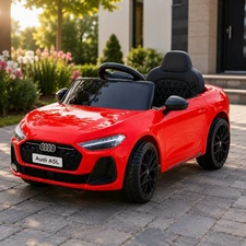 Детский электромобиль M 6506EBLR-3 красный Audi с двумя моторами по 35W фото 14