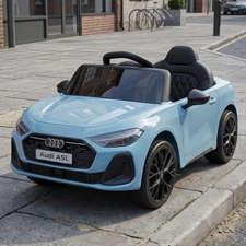 Детский электромобиль M 6506EBLR-4 синий Audi с двумя моторами по 35W