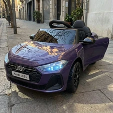 Детский электромобиль M 6506EBLR-9 фиолетовый Audi с двумя моторами по 35W купить