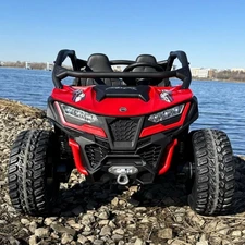 Двухместный детский электромобиль M 6075(2)EBLR-3(24V) красный багги купить