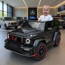 Детский электромобиль M 6404EBLR-2(24V) черный двухместный Mercedes с 4 моторами фото 14