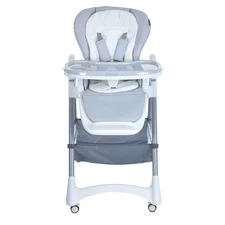 Стульчик для кормления El Camino Steady ME 1177 Total Gray темно-серый фото 14