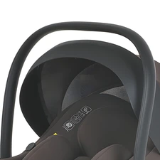 Детское автокресло El Camino i-Lock ME 1210 Gray серое Isofix с регулируемым подголовником фото 14