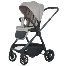 Универсальная коляска El Camino Riviera ME 1183 Dark Chocolate темно-коричневая 2 в 1 люлька + блок фото 14
