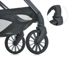 Универсальная коляска El Camino Riviera ME 1183 Dark Chocolate темно-коричневая 2 в 1 люлька + блок фото 11