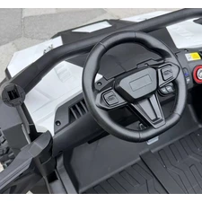 Двухместный детский багги M 6481EBLR-5(24V) зеленый с мягкими EVA колесами фото 16