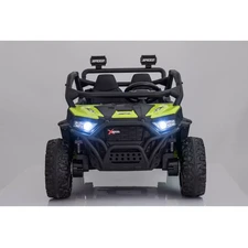 Двухместный детский багги M 6481EBLR-5(24V) зеленый с мягкими EVA колесами фото 86