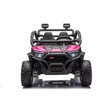 Двухместный детский багги M 6481EBLR-8(24V) розовый с мягкими EVA колесами фото 37