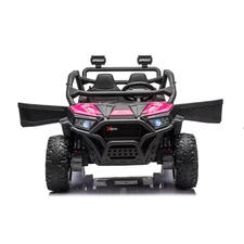 Двухместный детский багги M 6481EBLR-8(24V) розовый с мягкими EVA колесами фото 54