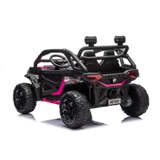Двухместный детский багги M 6481EBLR-8(24V) розовый с мягкими EVA колесами фото 63