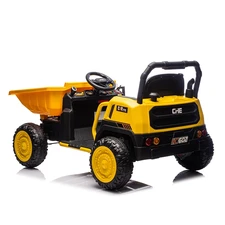 Детский электромобиль M 6480EBLR-6(24V) желтый трактор с ковшом фото 37