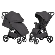 Прогулочная коляска Carrello Bravo Carbon CRL-5530 Lumber Grey серая фото 14