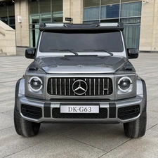 Двухместный детский электромобиль M 5880EBLR-11(24V) Mercedes серый фото 14