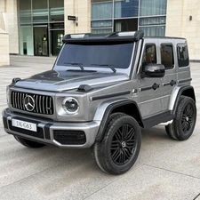 Двухместный детский электромобиль M 5880EBLR-11(24V) Mercedes серый купить