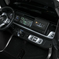Двухместный детский электромобиль M 5880EBLR-11(24V) Mercedes серый фото 92