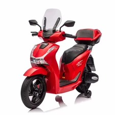 Детский мотоцикл скутер M 6535EL-3(24V) красный Honda мотор 550W фото 37