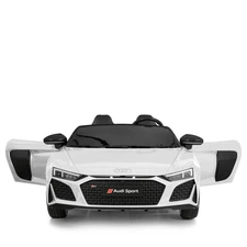 Детский электромобиль M 6152AL-11(24V) двухместный Audi серый надувные колеса фото 14