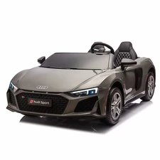Детский электромобиль M 6152AL-11(24V) двухместный Audi серый надувные колеса купить