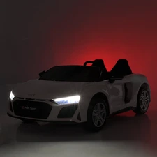 Детский электромобиль M 6152AL-11(24V) двухместный Audi серый надувные колеса фото 54