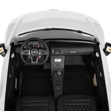 Детский электромобиль M 6152AL-11(24V) двухместный Audi серый надувные колеса фото 86