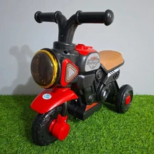 Детский мотоцикл M 6361-3 красный с музыкой и светом