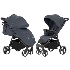 Прогулочная коляска Carrello Bravo CRL-8512 Timber Grey серая фото 14