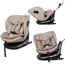 Детское автокресло Carrello Sirius 2.0 CRL-8809 Sandstone Beige бежевое i-Size 40-150 см Isofix с якорем фото 14