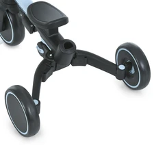 Трехколесный велосипед с ручкой Turbo Trike MT 1036-W grey серый фото 92