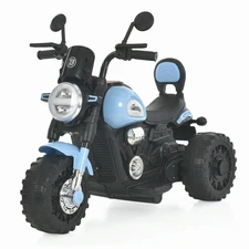 Детский мотоцикл M 6526ER-12 голубой с пультом управления купить