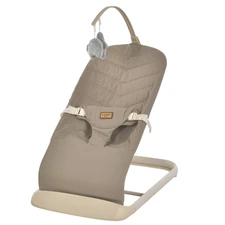 Детский баунсер El Camino Izzy ME 1178-1 Vanilla Beige темно-бежевый дуга с игрушками