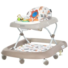 Детские ходунки El Camino Sunny ME 1239 Mocha бежевые пушер с ковриком