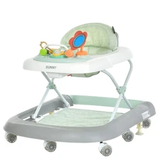 Детские ходунки El Camino Sunny ME 1239 Mocha бежевые пушер с ковриком фото 14