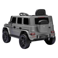 Детский электромобиль JJ2580EBLR-11(24V) серый Mercedes с мягким сиденьем фото 37