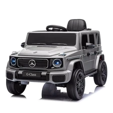 Детский электромобиль JJ2580EBLR-11(24V) серый Mercedes с мягким сиденьем фото 41