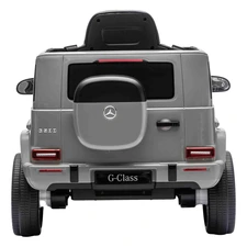 Детский электромобиль JJ2580EBLR-11(24V) серый Mercedes с мягким сиденьем фото 54
