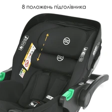 Автокресло El Camino i-Fix+ ME 1110 Special Pearl светло-бежевое i-Size R129 фото 86