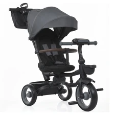 Трехколесный велосипед MT 1038-1 Charcoal Gray темно-серый с поворотным сиденьем