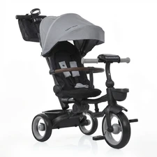Трехколесный велосипед MT 1038-1 Medium Gray серый с поворотным сиденьем