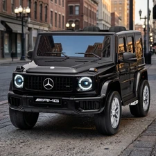 Детский электромобиль джип M 6544EBLRS-2(24V) автопокраска черный