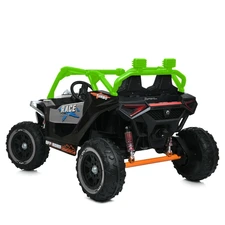 Двухместный детский багги M 6149EBLR-11-7(24V) серо-оранжевый 2 мотора по 120 Вт фото 37