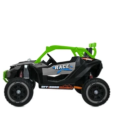 Двухместный детский багги M 6149EBLR-11-7(24V) серо-оранжевый 2 мотора по 120 Вт фото 41