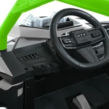 Двухместный детский багги M 6149EBLR-11-7(24V) серо-оранжевый 2 мотора по 120 Вт фото 86