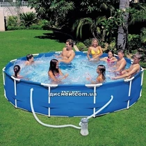 Каркасный бассейн Intex 28212 Metal Frame Pool (366х76)