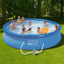 Надувной бассейн Intex 28162, 457 х 91 см., с фильтр-насосом фото 41