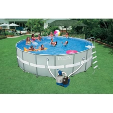 Каркасный бассейн Intex 28334, 549 х 132 см., песочный фильтр с хлоргенератором купить
