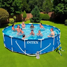 Каркасный бассейн Intex 28228, 457 х 84 см., с фильтр-насосом фото 54