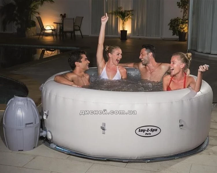 Бассейн-джакузи Bestway 54148, 196 х 66 см. - Купить в Украине
